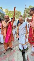 HH Swamiji arrives at Varanasi (25.03.2025)